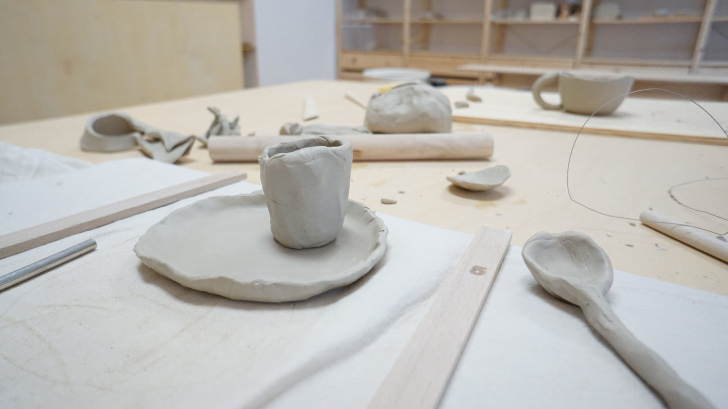 Hand Building on Valentine's Day