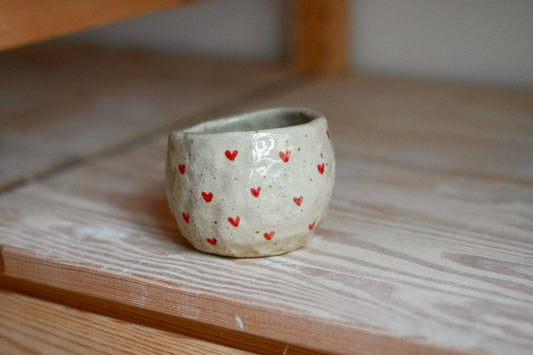 Hand Building on Valentine's Day